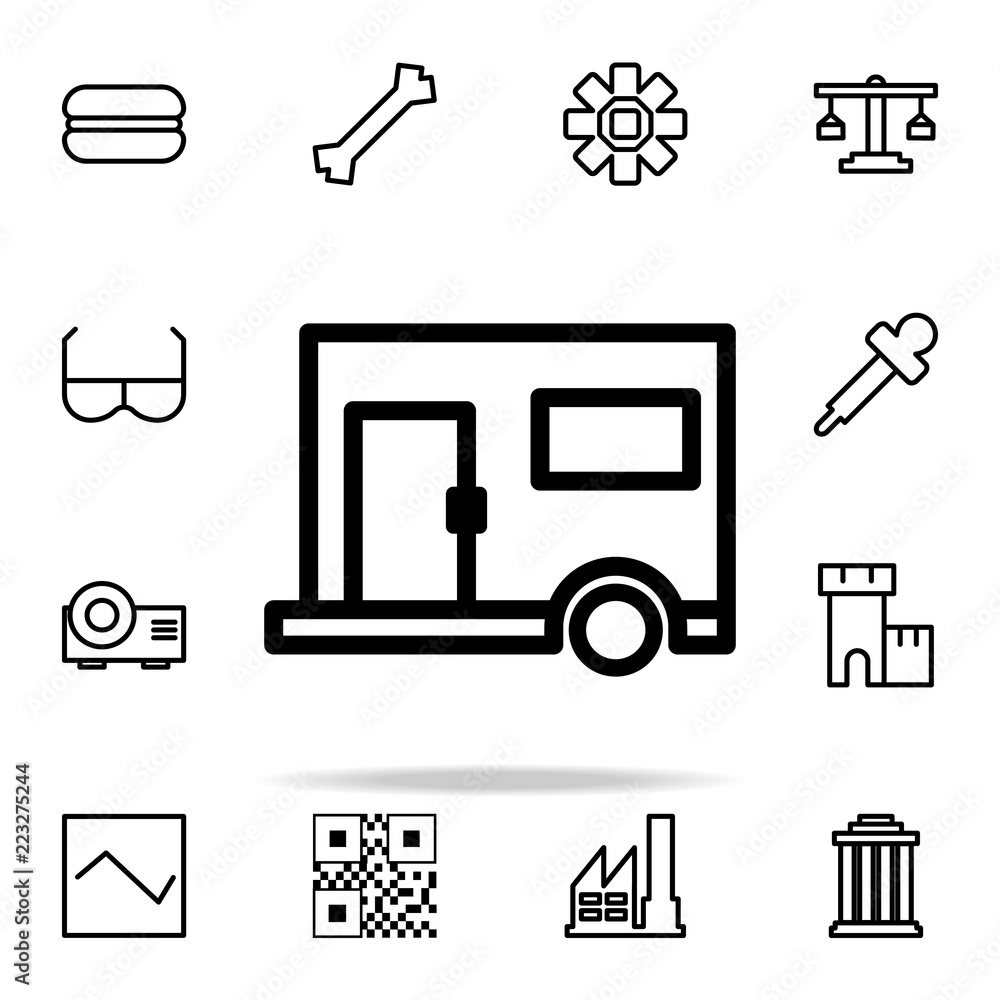 Poster trailer icon. web icons universal set for web and mobile