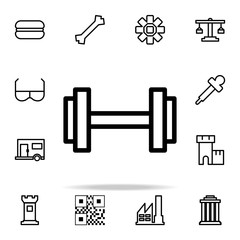 Fototapeta premium dumbbells icon. web icons universal set for web and mobile