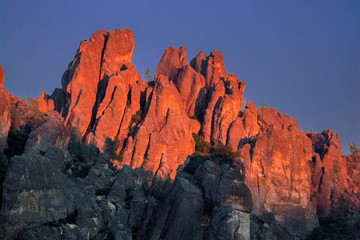 Pinnacles National Park early in the evening