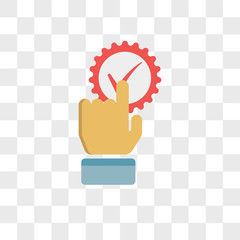 Check vector icon isolated on transparent background, Check logo design