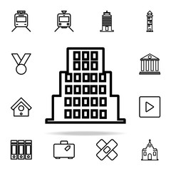 building icon. web icons universal set for web and mobile