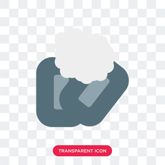 Soap vector icon isolated on transparent background, Soap logo design