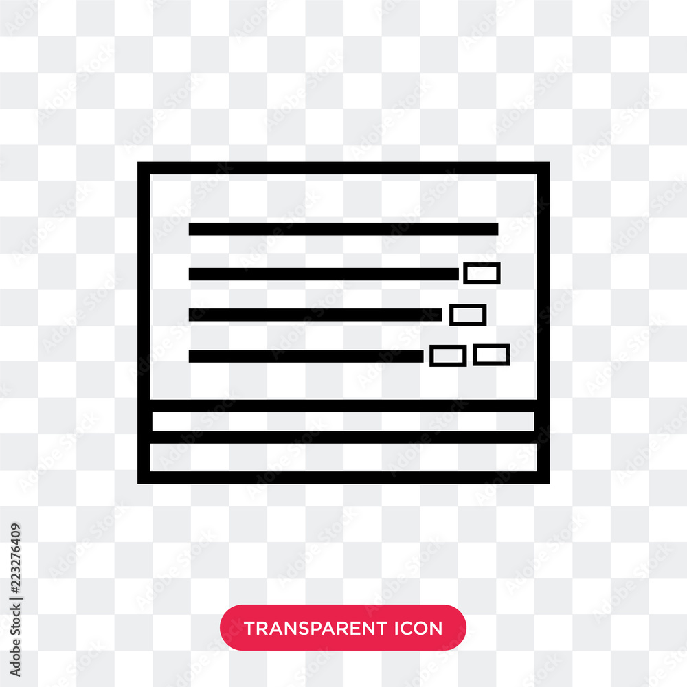 Poster bar code vector icon isolated on transparent background, bar code logo design