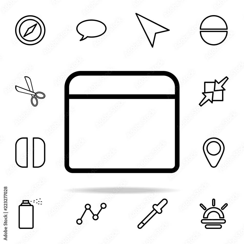 Poster ottoman icon. web icons universal set for web and mobile