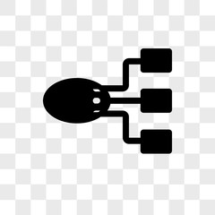Diagram vector icon isolated on transparent background, Diagram logo design