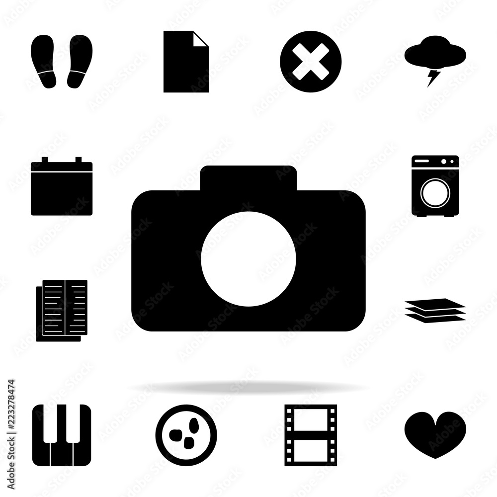 Poster camera icon. web icons universal set for web and mobile