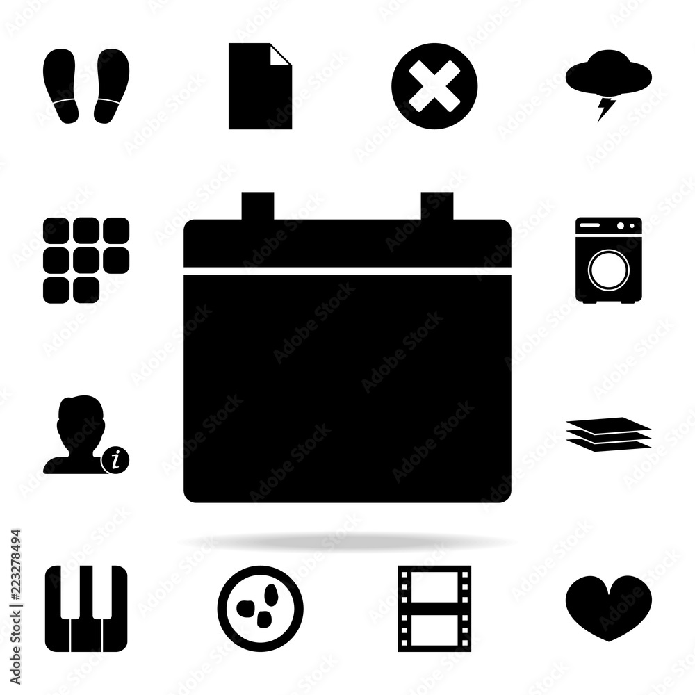 Poster battery icon. web icons universal set for web and mobile