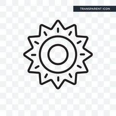 Badge vector icon isolated on transparent background, Badge logo design