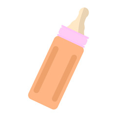Isolated baby bottle icon