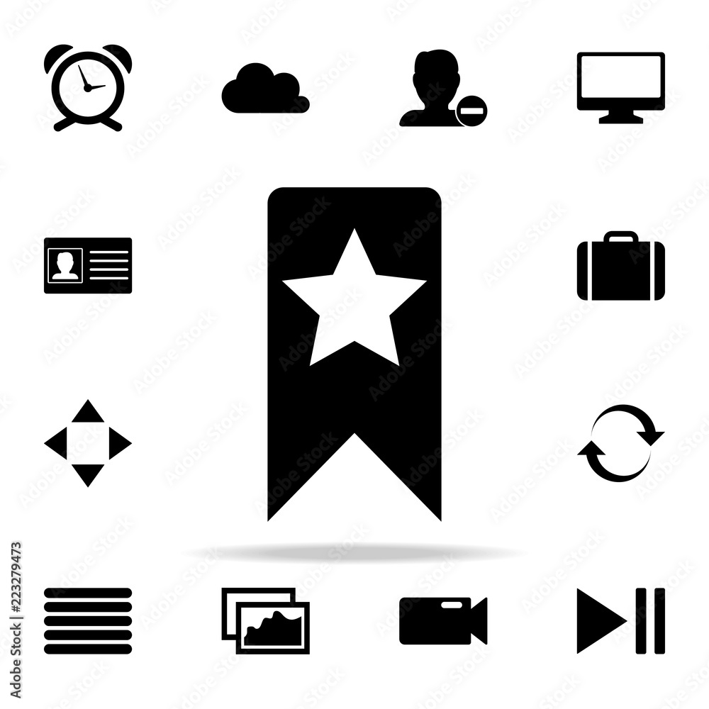 Poster tab icon. web icons universal set for web and mobile
