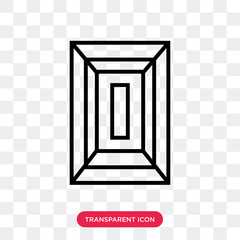 American Football Stadium vector icon isolated on transparent background, American Football Stadium logo design