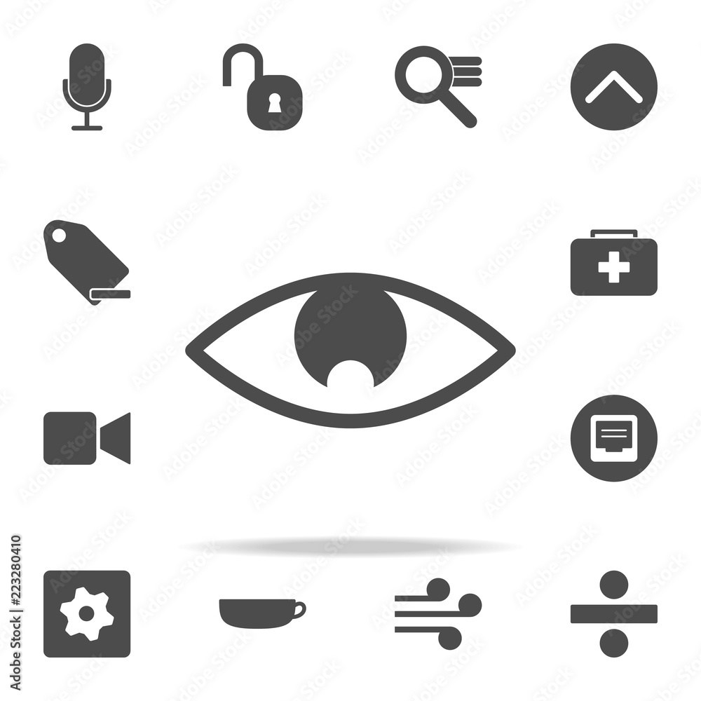 Poster eye icon. web icons universal set for web and mobile
