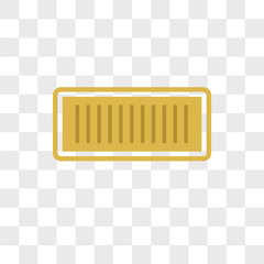 Wardrobe vector icon isolated on transparent background, Wardrobe logo design