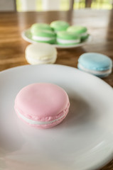 macarons on the table