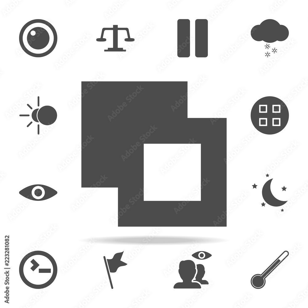 Poster cut sign icon. web icons universal set for web and mobile