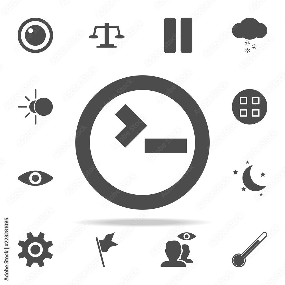 Poster input sign icon. web icons universal set for web and mobile