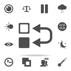 inversion sign icon. web icons universal set for web and mobile