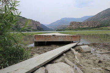 Dock on High Mountain Lake