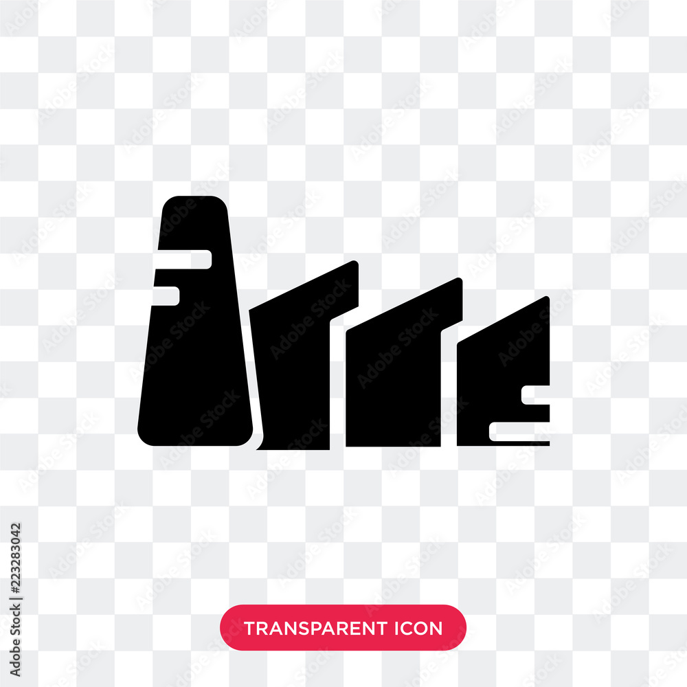 Poster protractor vector icon isolated on transparent background, protractor logo design