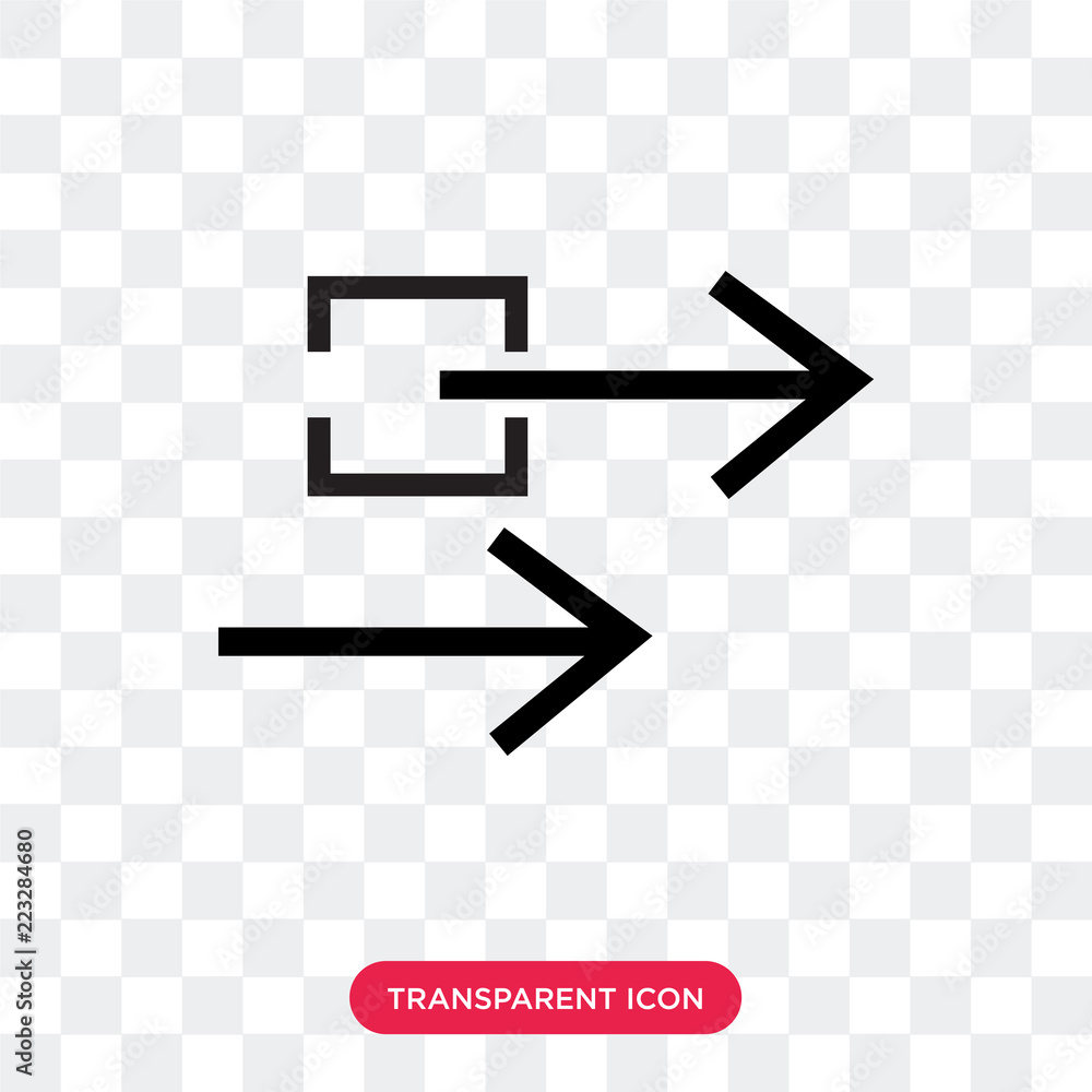 Poster drag vector icon isolated on transparent background, drag logo design