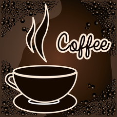 delicious coffee cup drink