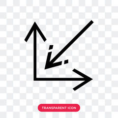 Shuffle vector icon isolated on transparent background, Shuffle logo design