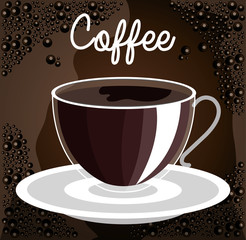 delicious coffee cup drink