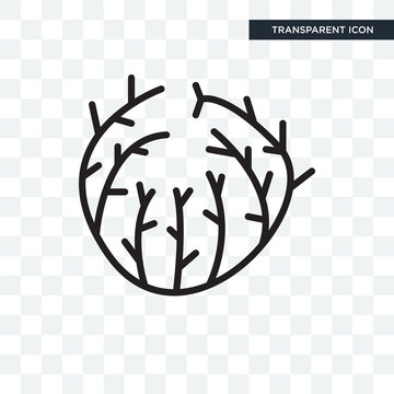 Tumbleweed Vector Icon Isolated On Transparent Background, Tumbleweed Logo Design