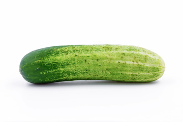 Cucumber isolated on white background