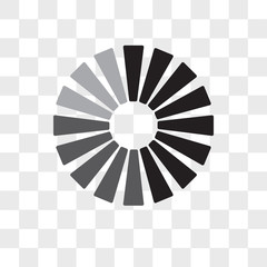 Loading vector icon isolated on transparent background, Loading logo design