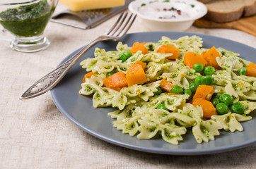Traditional pasta with vegetables