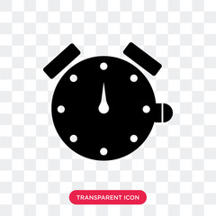 Stopwatch vector icon isolated on transparent background, Stopwatch logo design