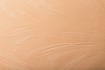 Fabric of Abstract Beige Leaves