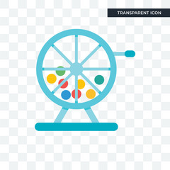Bingo vector icon isolated on transparent background, Bingo logo design