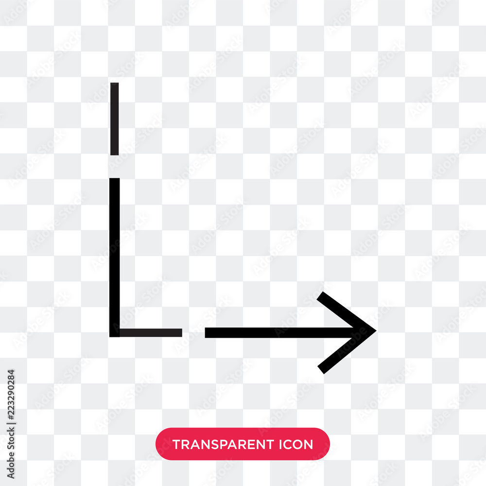 Poster return vector icon isolated on transparent background, return logo design