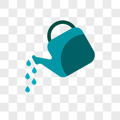 Watering can vector icon isolated on transparent background, Watering can logo design © Pro Vector Stock