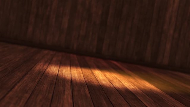 Wooden floor with kimra movement and low back light