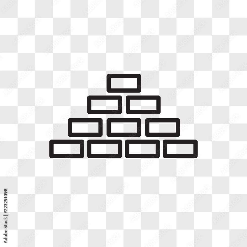 Poster constructor vector icon isolated on transparent background, constructor logo design