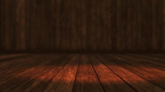Wooden floor with kimra movement and low back light