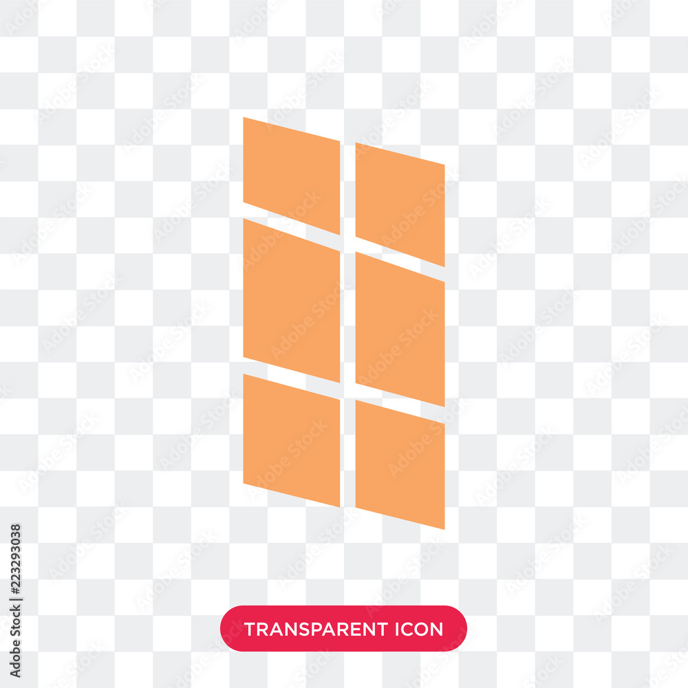 Poster map vector icon isolated on transparent background, map logo design