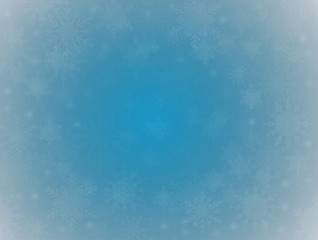 Blue Poster, Card, Banner Christmas New Year.