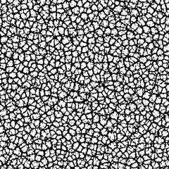 Black and White Seamless Grunge Dark Distressed Pattern. Abstract Chaotic Ink effect. Dots, Spots, Noise, Scratches, Cracks, Stain, Dirt, Spray Paint Endless Background