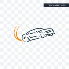 drift vector icon isolated on transparent background, drift logo design © VectorGalaxy