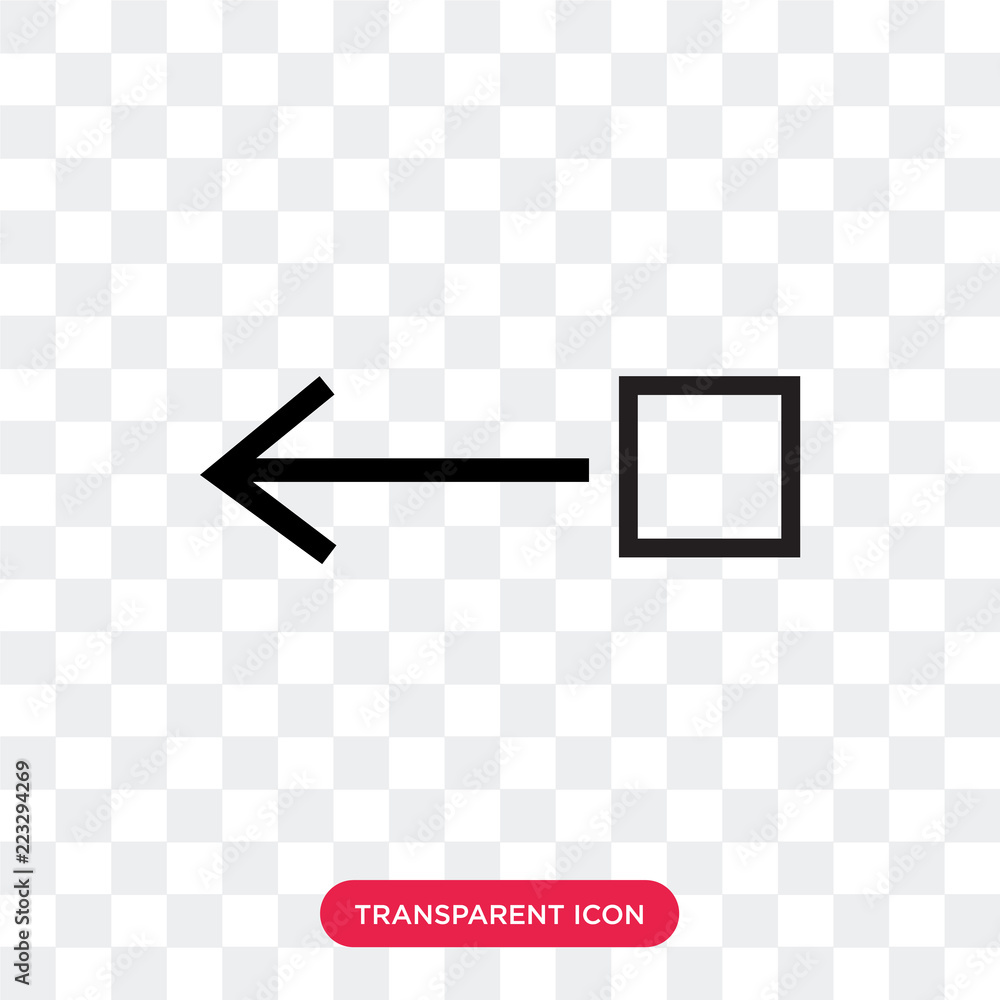 Poster drag right vector icon isolated on transparent background, drag right logo design