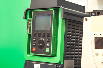 the buttons on the industrial equipments