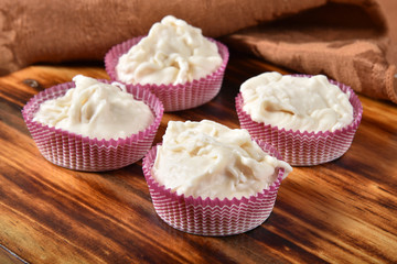 Gourmet coconut chocolates