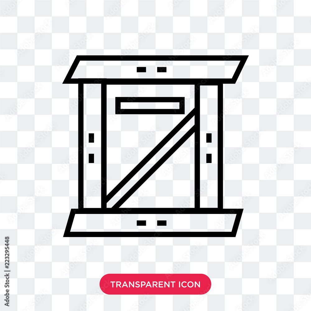 Poster cube vector icon isolated on transparent background, cube logo design