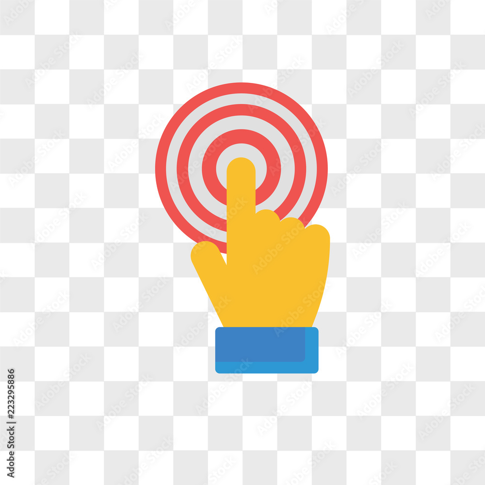 Poster interaction vector icon isolated on transparent background, interaction logo design