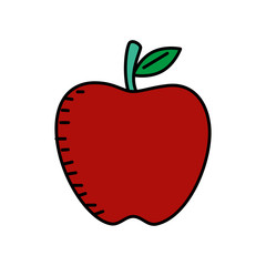 apple fresh fruit icon