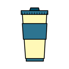 coffee drink in plastic container